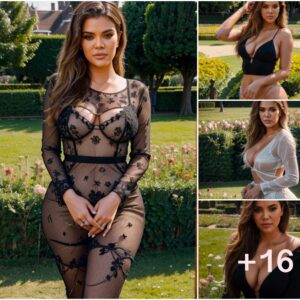 Khloé Kardashian's Enchanting Pose Amidst a Dutch Rose Meadow Captivates Fans' Hearts