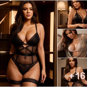 Sensual Sophistication: Khloé Kardashian's Captivating Display of Effortless Glamour in Lace Lingerie