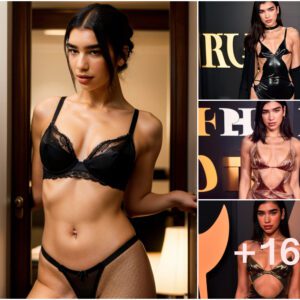 Dua Lipa Mesmerizes in Alluring Deep-Slit Gown, Radiating Sensuality and Elegance