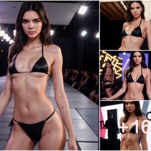 Kendall Jenner's Show-Stopping Entrance at the Catwalk Event: A Mesmerizing Bikini Performance