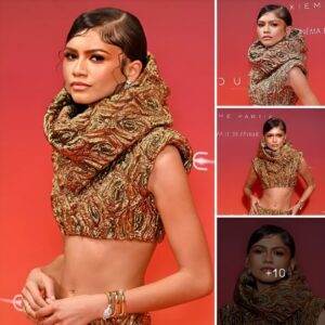 "Fashion Queen" Zendaya shows off her "top" outfit: Her beauty "captivates" all eyes.