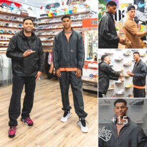 Manchester United's Marcus Rashford Goes Sneaker Shopping with Complex's Joe La Puma