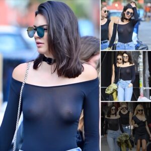 Kendall Jenner Attracts Attention With Unique Style And Nipple Piercings In New York