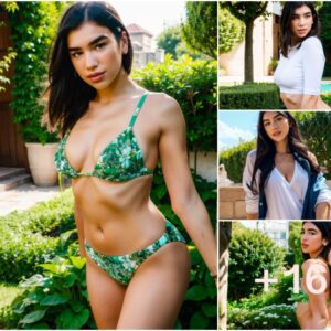 Dua Lipa: Elevating the Verdant Garden's Beauty with Captivating Charm