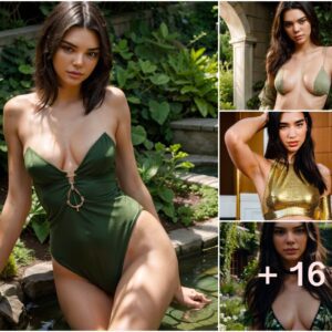 Kendall Jenner: Elevating the Verdant Garden's Beauty with Captivating Charm