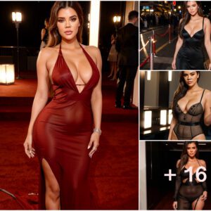 Khloé Kardashian's Timeless Elegance Shines Bright in Sophisticated Red Carpet Ensemble