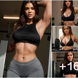 Khloé Kardashian Inspires Strength and Confidence in Gym Photoshoot: A Path of Self-Discovery and Empowerment