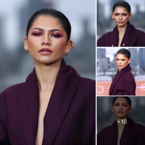 The unique and bold design of the outfit makes Zendaya the center of attention