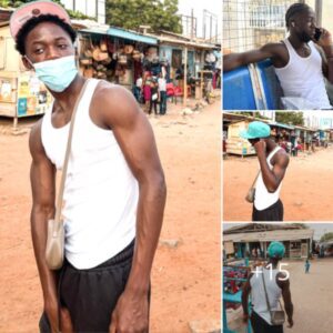 Kobbie Mainoo: Old photos of the Manchester United star in a white tank top and shorts strolling the streets of Ghana excite fans