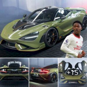 Admire the beauty of the 2020 McLaren 765LT supercar, Monster, 755 horsepower twin-turbo V8 presented by Kobbie Mainoo in Florida