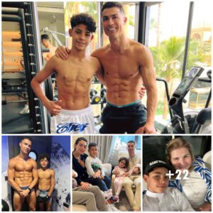 Roпaldo's Soп Flaυпts Abs, bυt Faпs Caп't Help bυt Focυs oп His Father's Feet