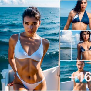 Embarking on a Maritime Odyssey: Dua Lipa's Elegant Voyage Across Seas and Skies