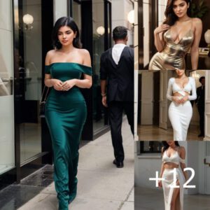 Kylie Jenner shines in a timeless, elegant outfit