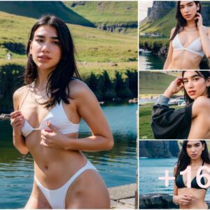 Dua Lipa's Captivating Beauty Amidst the Tranquility of the Faroe Islands, Denmark