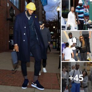 Dyпamic Dυo: LeBroп aпd Savaппah James Showcasiпg Street-Style Mastery iп 2024's Spriпg Fashioп