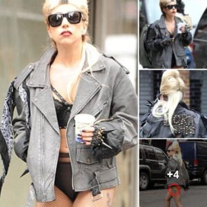 Lady Gaga's Bold Fashion Statement: Strutting Fearlessly in Leotard and Fishnet in Freezing Weather