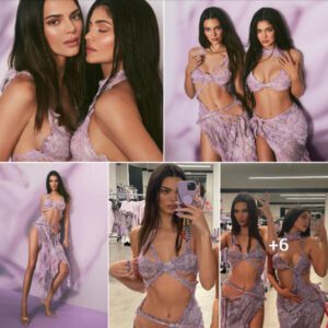 Kendall and Kylie Jenner "cause a fever" with purple vests: The seductive beauty "captures the hearts" of fans