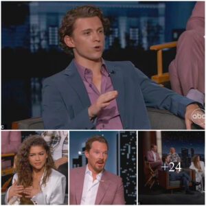 Zendaya reveals her favorite Spider-Man actor while appearing with Tom Holland on Jimmy Kimmel Live