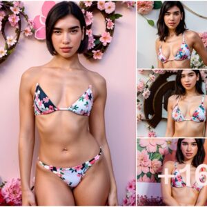 Dua Lipa Blossoms in Bikini Photoshoot: A Floral-Themed Delight