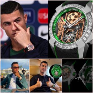 Cristiano Ronaldo shows off £92k ‘Heart of CR7’ luxury watch that has 26 white diamonds