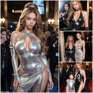 Beyonce gives fans a glimpse at her favourite snaps from her Renaissance film premiere in London as she poses up a storm in silver jewelled bodysuit