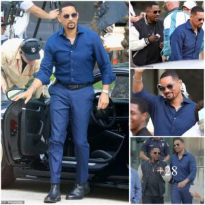 Will Smith exudes movie star magnetism as he arrives with Martin Lawrence to Bad Boys 4 set... amid career comeback post-Oscars slap