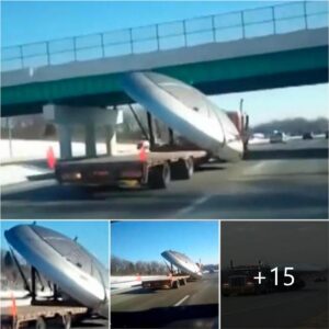 "Recent Video Unveils Unidentified Object, Suspected UFO (OVNI), Displaying Peculiar Shapes and Movements While Trailing Behind a Moving Truck on the Road."