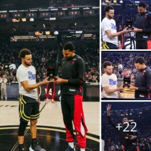 Pre-Game Honor: Stephen Curry Surprises Otto Porter Jr. with 2022 Championship Ring Before Warriors vs. Raptors Showdown