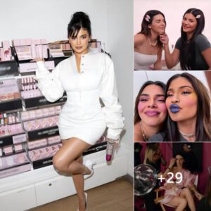 Kylie and Kendall wore makeup together in a sweet and adorable "kawaii" style.