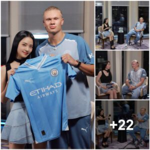 Funny Moment: Manchester City Star Erling Haaland Baffled While Being Taught 'Fan Dance' by Jisoo – An Idol with 74.6 Million Followers