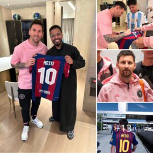 Leo’s Joyful Surprise: Fans Deliver Barcelona Kits for Him to Sign