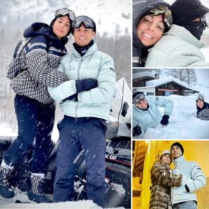 A series of extremely emotional photos in the white snow of Ronaldo and his girlfriend on the occasion of ‘double birthday’