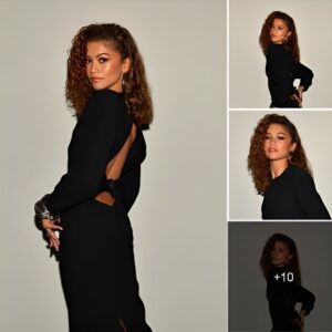 Zendaya, famous actress and fashion icon, just made an impressive appearance in a black outfit.