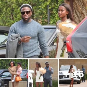 Kevin Hart and Wife Eniko Wear Stylish Sweaters as They Celebrate Daughter Heaven's Graduation at Soho House Malibu