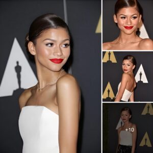 Zendaya, famous actress and fashion icon, just made an impressive appearance in a black and white outfit.