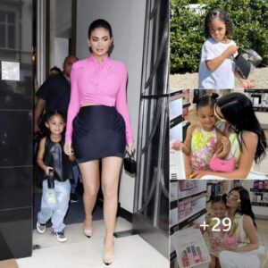 Kylie Jenner, the young billionaire and reality TV star, was recently spotted with her daughter Stormi, 6, shopping for International Women's Day.