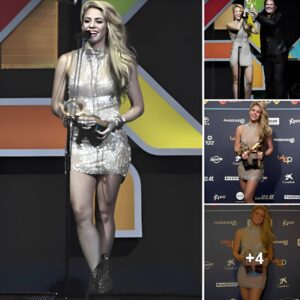 Shakira stirred up Barcelona with an impressive performance at the Los 40 Music Awards