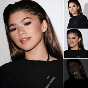 Zendaya shows off her radiant beauty and luxurious charisma in an all-black outfit