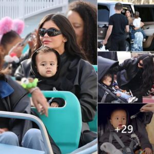 Kylie Jenner and her son Aire experienced their first joy at Disneyland.