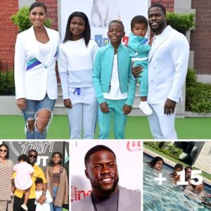 Kevin Hart: Happy father on a family outing.