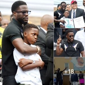 Kevin Hart Enjoys Birthday Fun With Son Hendrix, Receiving Unique Gifts