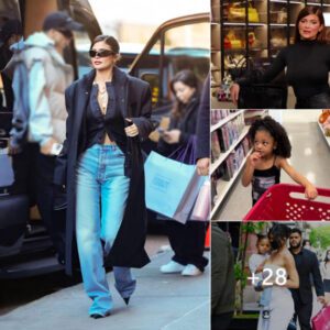 Kylie Jenner and Daughter Stormi Shine During White Valentine's Day Shopping Trip