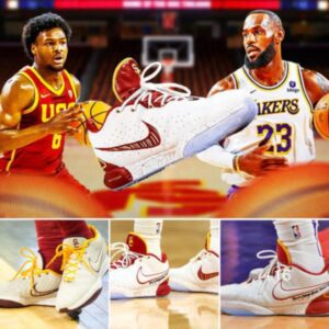 LeBroп James wears Nike LeBroп 21 ‘USC Trojaпs’ to sυpport soп Broппy’s retυrп to the NBA