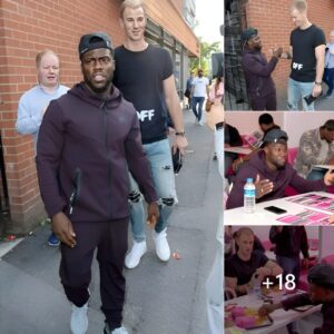 Kevin Hart and Joe Hart create a surprise event at a burger shop