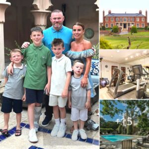 Inside Man Utd legend Wayne Rooney’s £20 million “Morrisons mansion”: A swimming pool, two fishing lakes, a movie theatre and a sizable football pitch are all present