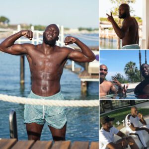 Romelu Lukaku Spends Time with Sports Stars Serge Ibaka and Samuel Armenteros During Vacation in California.