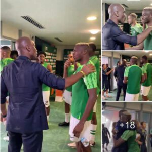 Chelsea target Victor Osimhen meets ‘idol’ Didier Drogba, whom they embrace warmly