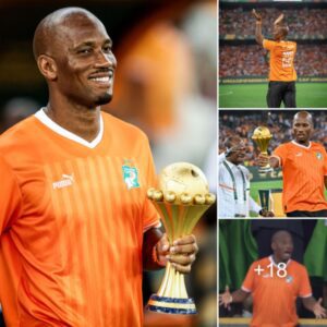 Didier Drogba Celebrates with Abandon! Just Three Weeks After the Chelsea Legend Criticized His Country for Its ‘Real Problem