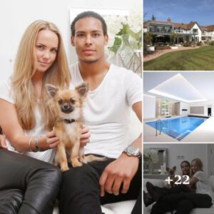 Overwhelmed with Virgil Van Dijk’s huge mansion includes a five-bedroom villa with a pool complex, a movie theater, pools,…