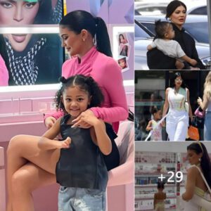 Kylie Jenner and daughter Stormi happily shopped in Paris, revealing a meaningful gift for their son Aire